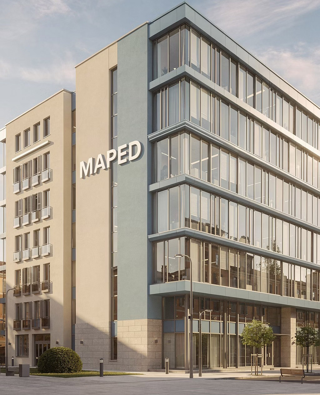 Edificio aziendale — Sistema M.A.P.E.D.®
